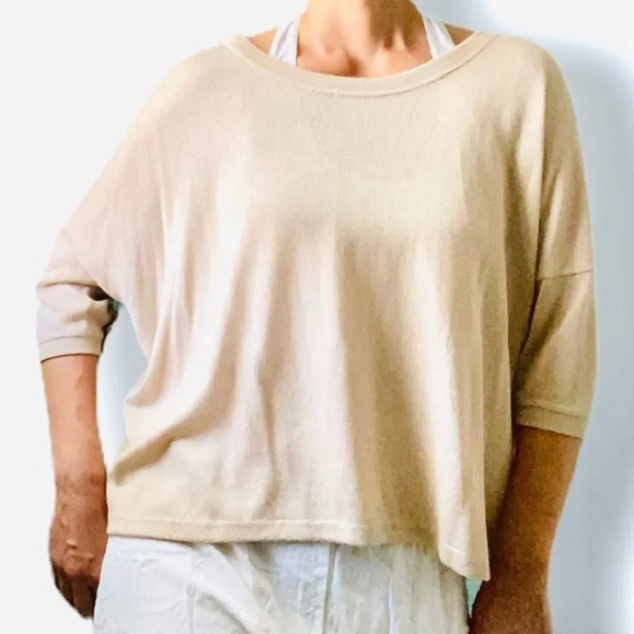 Odylyne Vintage Style Gold Lame Knit Sweater - Picture 10 of 12